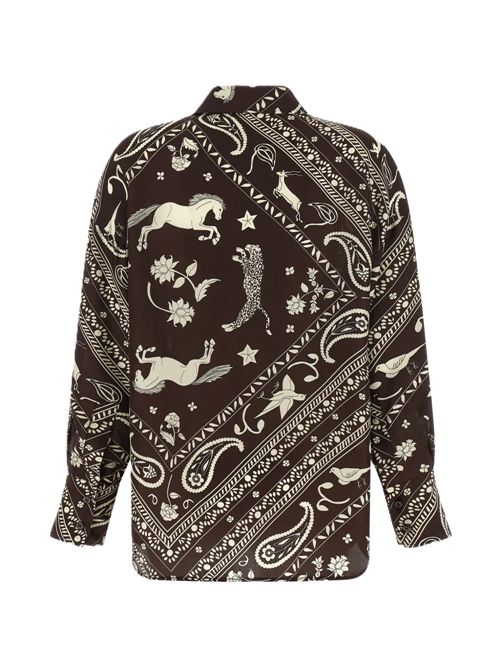 Alberto Bianiprinted V-neck blouse ALBERTO BIANI | MM861SE320060